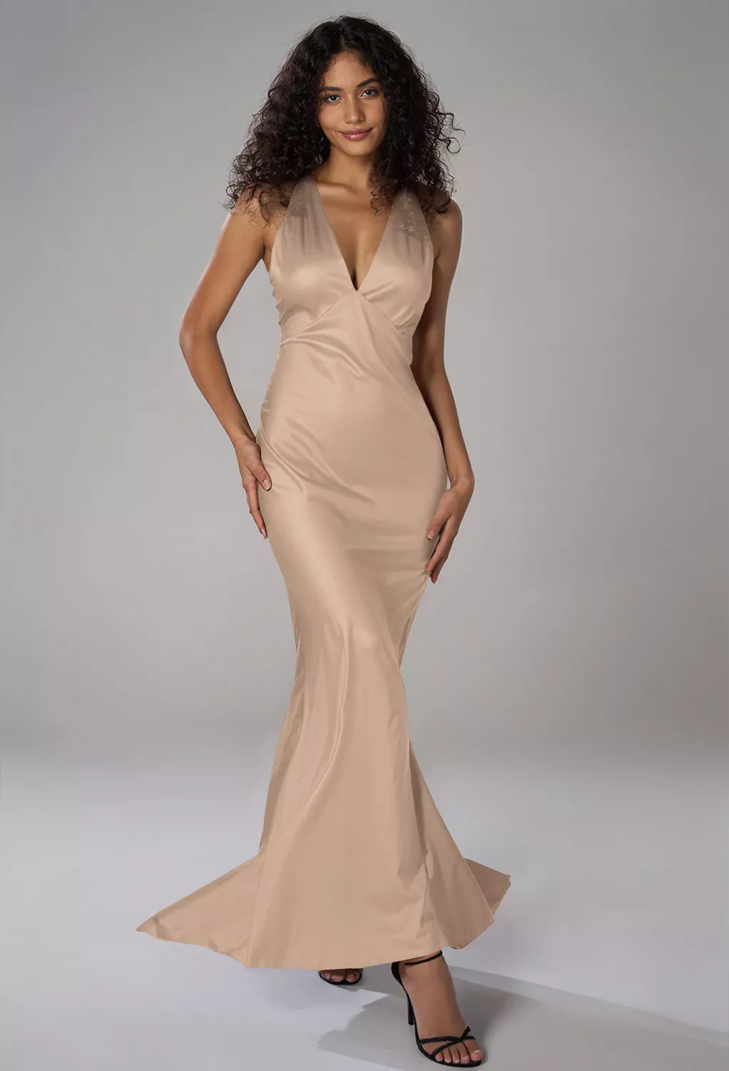 AW Devon Taupe  Wedding Guest Dresses